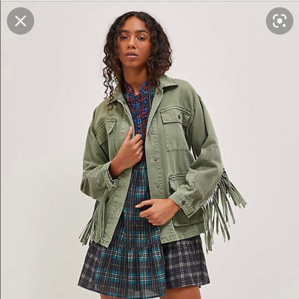 marlowe fringe jacket- Anthropologie